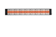 Infratech CD Series Dual Element Patio Heater with Craftsman Motif in Black