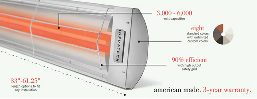 Infratech CD Series Dual Element Patio Heater