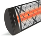 Infratech CD Series Dual Element Patio Heater with Traditional Motif in Black