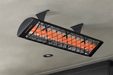 Infratech CD Series Dual Element Patio Heater with Traditional Motif in Black