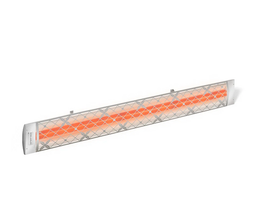 Infratech CD Series Dual Element Patio Heater with Traditional Motif in Stainless Steel