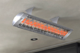 Infratech CD Series Dual Element Patio Heater with Traditional Motif in Stainless Steel