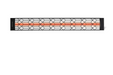 Infratech C Series Single Element Patio Heater with Craftsman Motif in Black