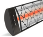 Infratech C Series Single Element Patio Heater with Mediterranean Motif in Black