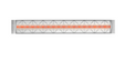 Infratech C Series Single Element Patio Heater with Mediterranean Motif in Stainless Steel