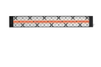 Infratech C Series Single Element Patio Heater with Traditional Motif in Black
