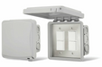 Infratech Duplex Stack Switch Dual Flush Mount with Weatherproof Cover