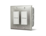 Infratech Duplex Stack Switch Dual Wall Plate with Gang Box