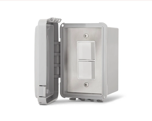 Infratech Duplex Stack Switch Single Surface Mount with Weatherproof Cover