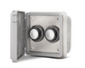 Infratech Input Regulator Dual Flush Mount with Weatherproof Cover