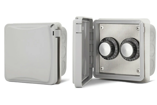 Infratech Input Regulator Dual Flush Mount with Weatherproof Cover