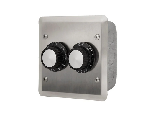 Infratech Input Regulator Dual Wall Plate with Gang Box
