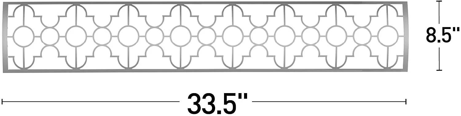 Infratech Mediterranean Motif Upgrade Kit in Stainless Steel