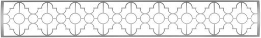Infratech Mediterranean Motif Upgrade Kit in Stainless Steel