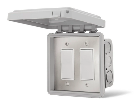Infratech On Off Switch Dual Flush Mount with Weatherproof Cover