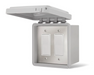 Infratech On Off Switch Dual Surface Mount with Weatherproof Cover