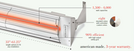 Infratech W Series Single Element Patio Heater