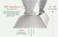 Infratech W Series Single Element Patio Heater