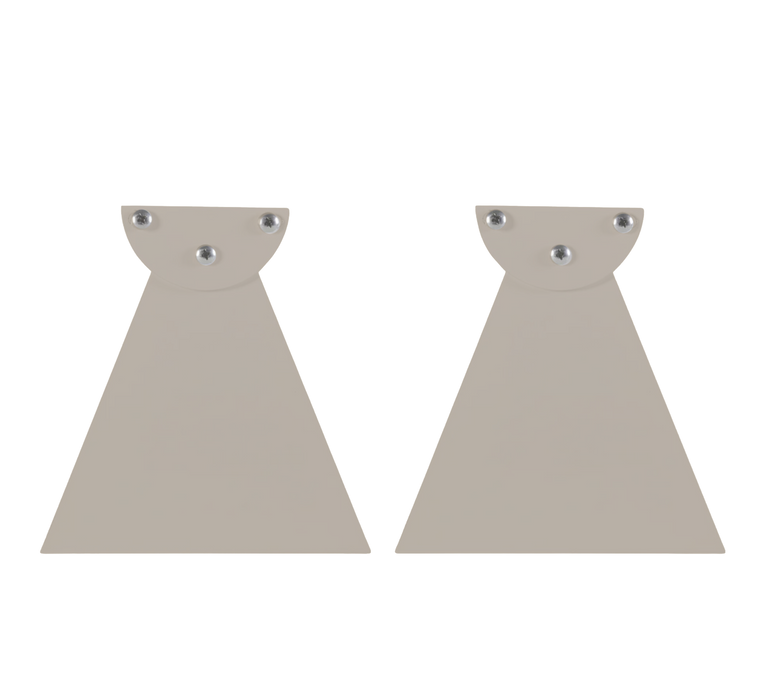 Standard 6 Inch Pair of Replacement WWD Series Infratech Heater Mounting Brackets - 22 1151BE - Beige