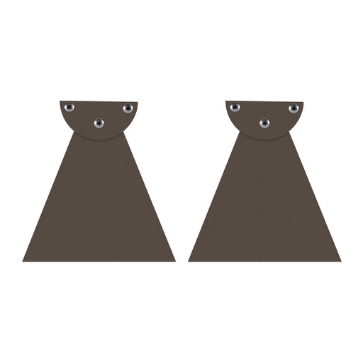 Standard 6 Inch Pair of Replacement WWD Series Infratech Heater Mounting Brackets - 22 1151BR - Bronze