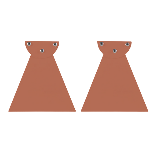 Standard 6 Inch Pair of Replacement WWD Series Infratech Heater Mounting Brackets - 22 1151CP - Copper