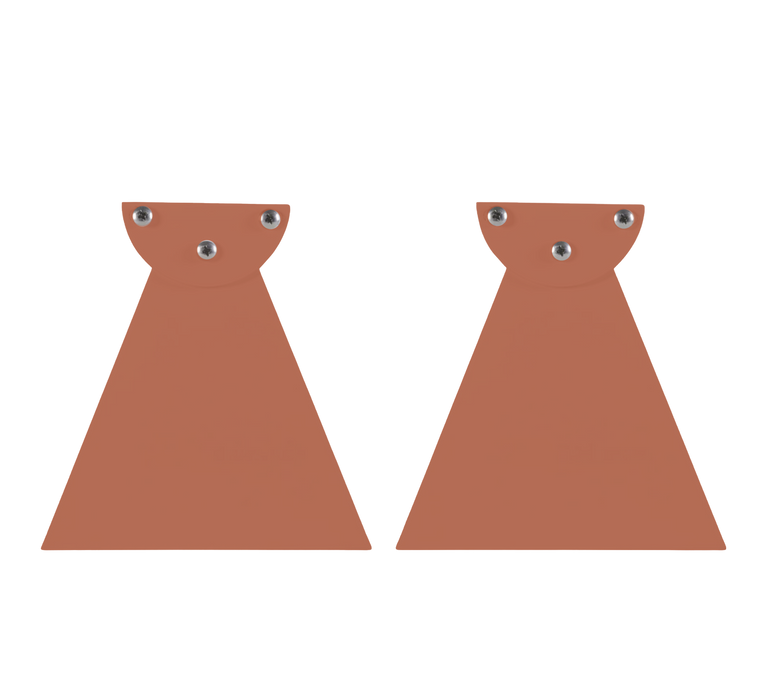 Standard 6 Inch Pair of Replacement WWD Series Infratech Heater Mounting Brackets - 22 1151CP - Copper