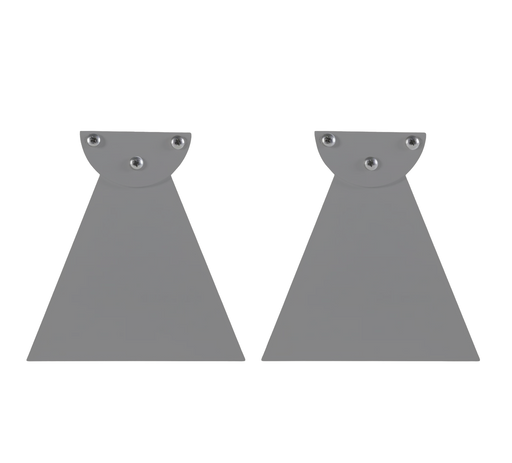 Standard 6 Inch Pair of Replacement WWD Series Infratech Heater Mounting Brackets - 22 1151GR - Gray