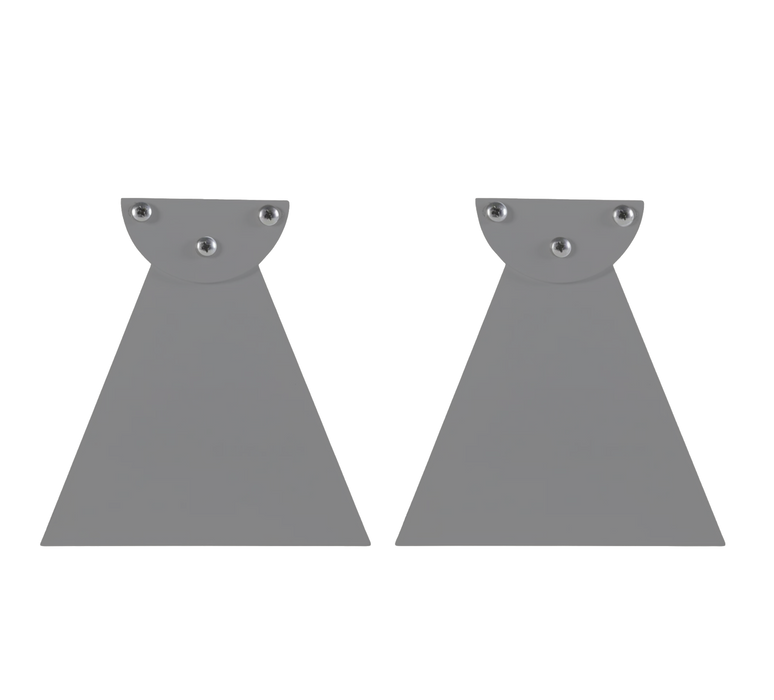 Standard 6 Inch Pair of Replacement WWD Series Infratech Heater Mounting Brackets - 22 1151GR - Gray