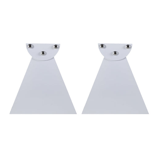 Standard 6 Inch Pair of Replacement WWD Series Infratech Heater Mounting Brackets - 22 1151WH - White