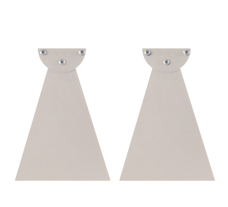 Infratech Heater Extended 8 Inch Pair of Mounting Brackets 22 1171AL - WWD Series - Almond