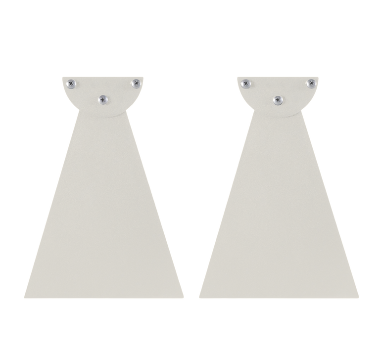 Infratech Heater Extended 8 Inch Pair of Mounting Brackets 22 1171BI - WWD Series - Biscuit