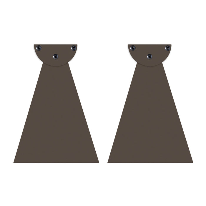 Infratech Heater Extended 8 Inch Pair of Mounting Brackets 22 1171BR - WWD Series - Bronze