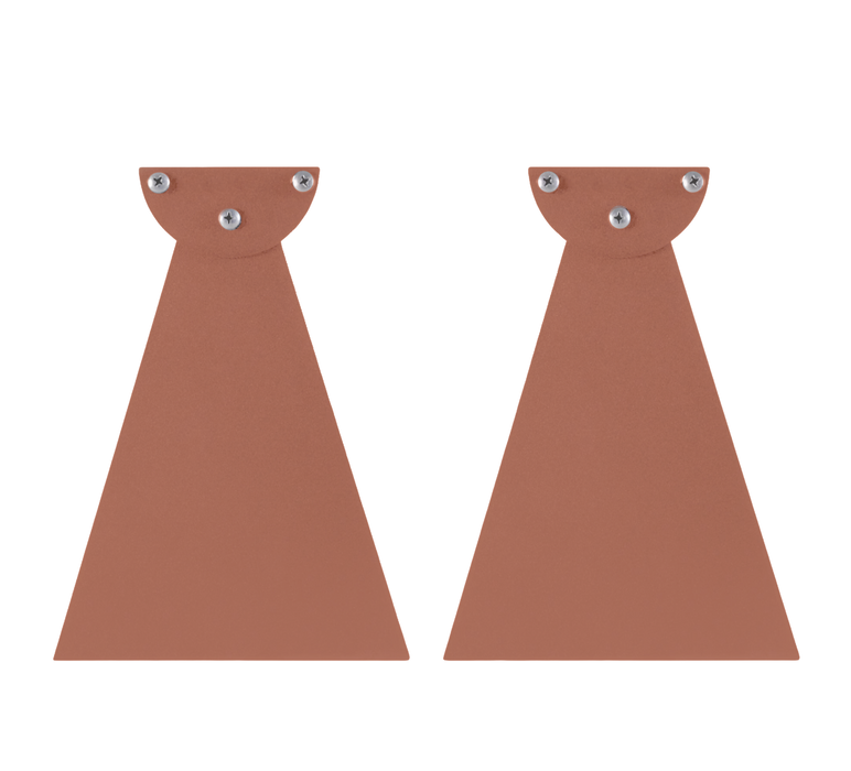 Infratech Heater Extended 8 Inch Pair of Mounting Brackets 22 1171CP - WWD Series - Copper