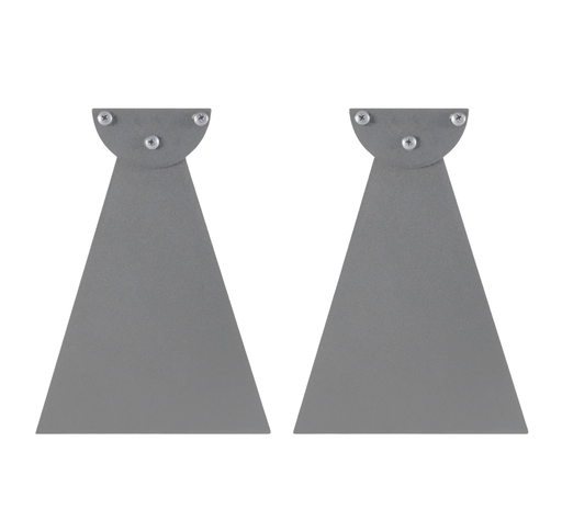 Infratech Heater Extended 8 Inch Pair of Mounting Brackets 22 1171GR - WWD Series - Gray