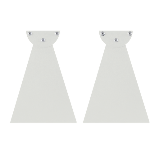 Infratech Heater Extended 8 Inch Pair of Mounting Brackets 22 1171WH - WWD Series - White