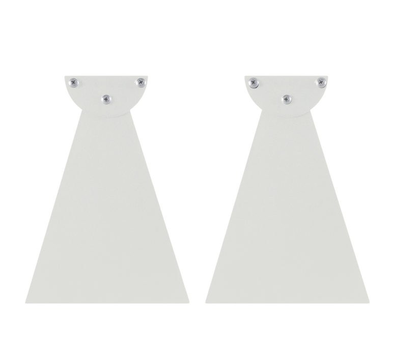 Infratech Heater Extended 8 Inch Pair of Mounting Brackets 22 1171WH - WWD Series - White