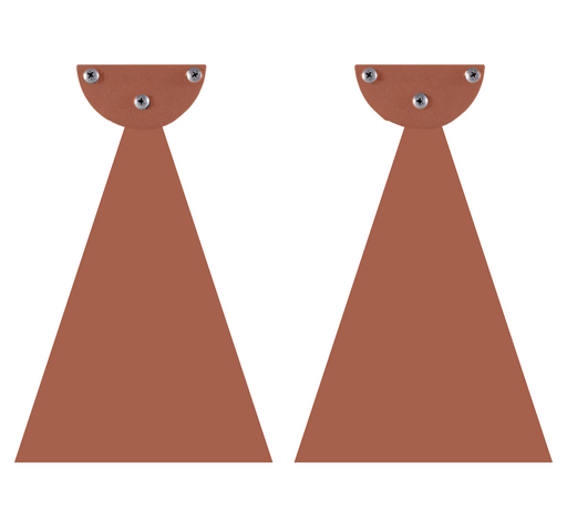 Infratech Heater Extended 10 Inch Pair of Mounting Brackets 22 1181CP - WWD Series - Copper