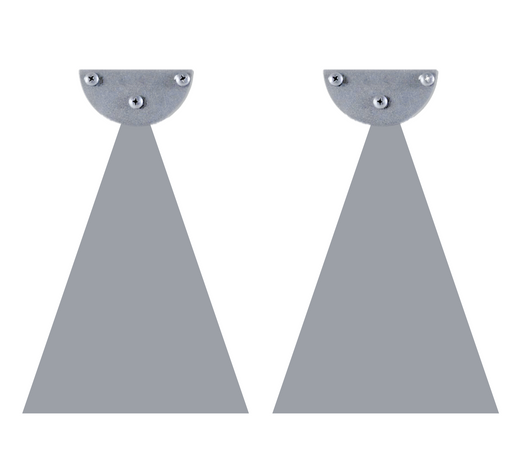 Infratech Heater Extended 10 Inch Pair of Mounting Brackets 22 1181 - WWD Series - Stainless Steel