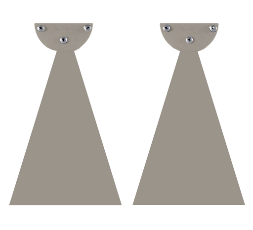 Infratech Heater Extended 12 Inch Pair of Mounting Brackets 22 1191BE - WWD Series - Beige