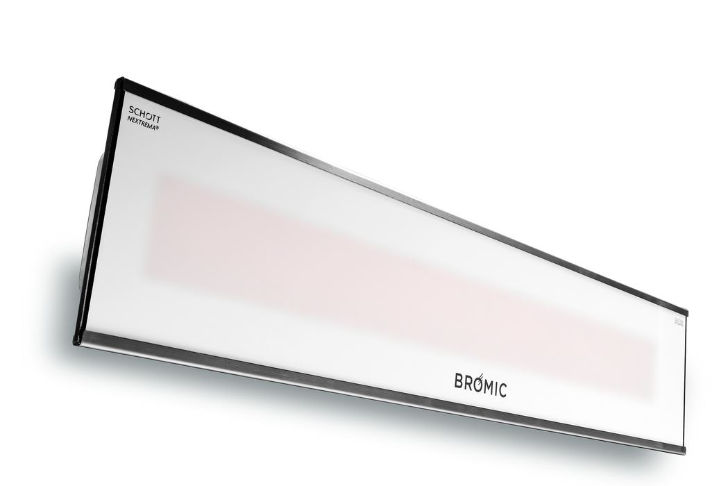 BROMIC BH0320022 Platinum Smart-heat Electric 3400W 208V Infrared Radiant Patio Heater - 50.2 x 2 x 7 in. - White