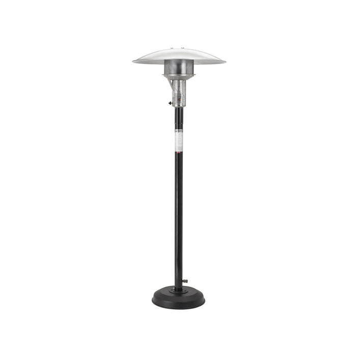 Sunglo A242B Portable Natural Gas Outdoor Infrared Patio Heater - 34.5 x 34.5 x 93 in. - Black Color