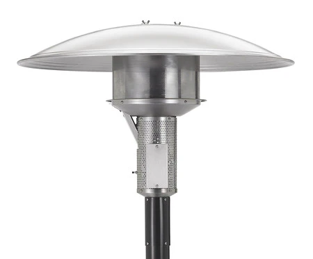 Sunglo Permanent Natural Gas Outdoor Infrared Patio Heater - Black Color
