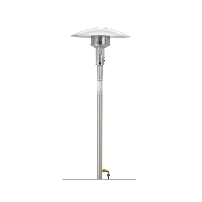 Sunglo Permanent Natural Gas Outdoor Infrared Patio Heater - Stainless Steel Color