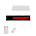 Sunstar Marine Grade Series N10 MGL0 35000-24000 BTUs Natural Gas Radiant Infrared Horizontal Mount Patio Heater with Wireless Remote Control in 48 x 11.8 x 9.6 in. - Stainless Steel Color