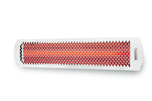 BROMIC BH0420013 Tungsten Electric 6000W 220V-240V 25A Infrared Radiant Patio Heater - 56 x 3.5 x 8.5 in. - White