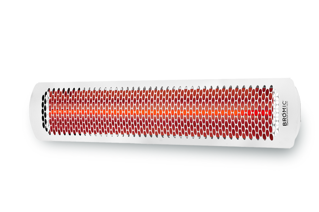 BROMIC BH0420045 Tungsten Electric 6000W 277V 21.66A Infrared Radiant Patio Heater - 56 x 3.5 x 8.5 in. - White