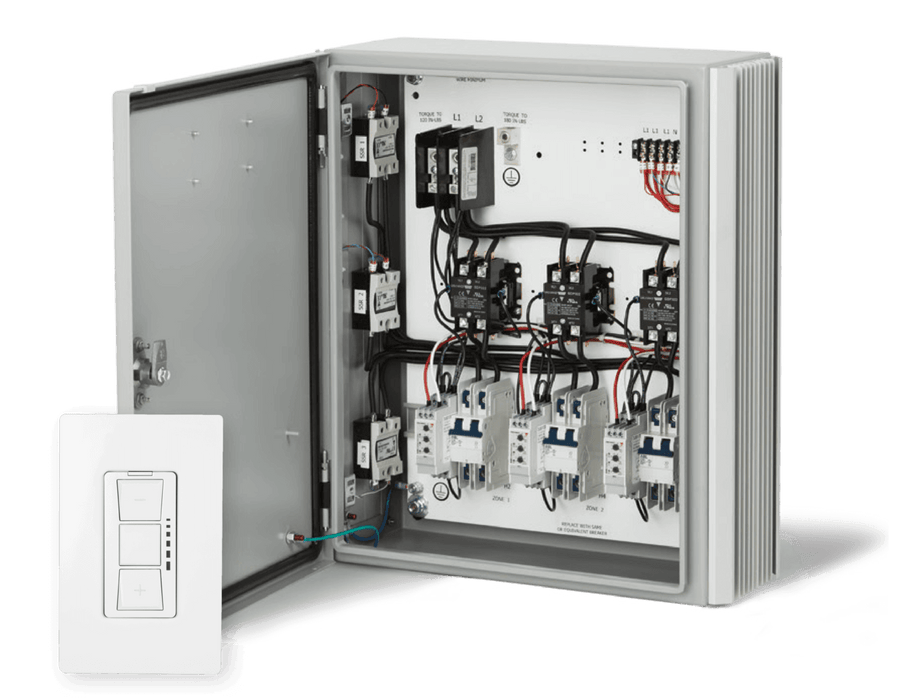 Infratech 30 4076 Universal Control Panel - 6 Relay Panel - 24 x 20 x 7 in. - Gray Steel Color